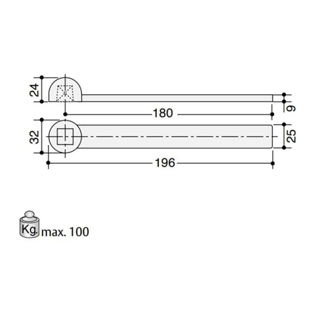 BRASS BOTTOM ARM MAB