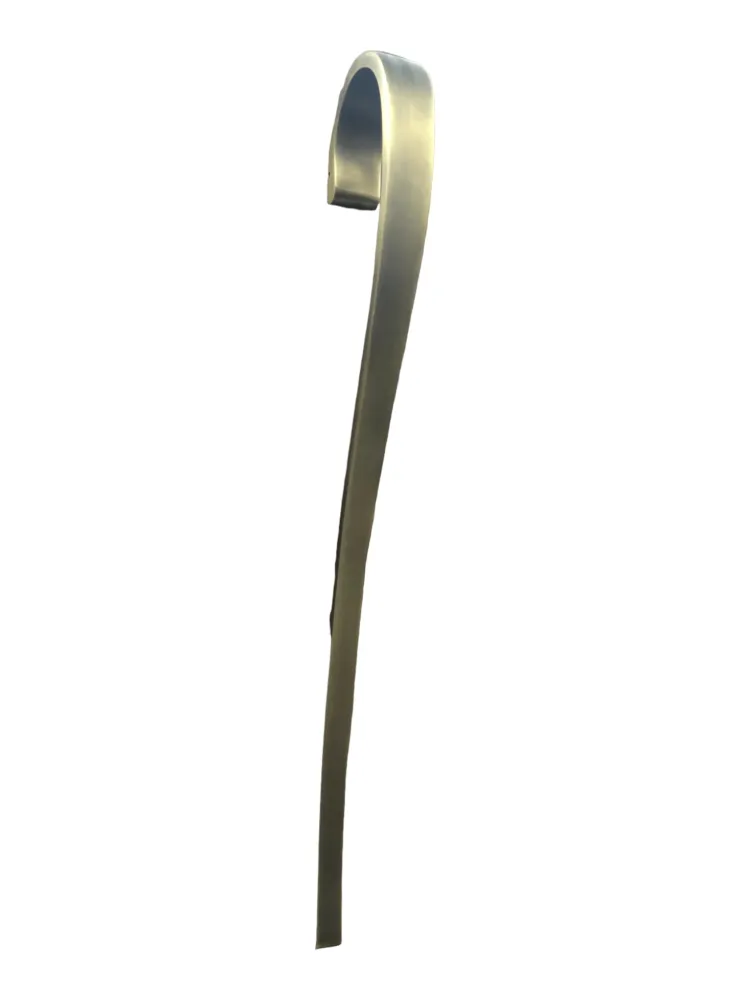 PULL HANDLE SWRIL 610mm MAT BRASS