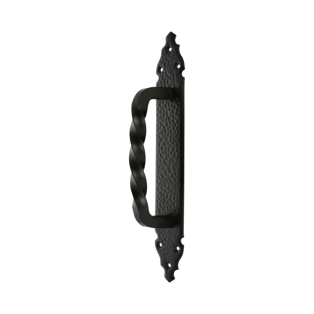 PULL HANDLE ON PLATE art.:6430 BLACK