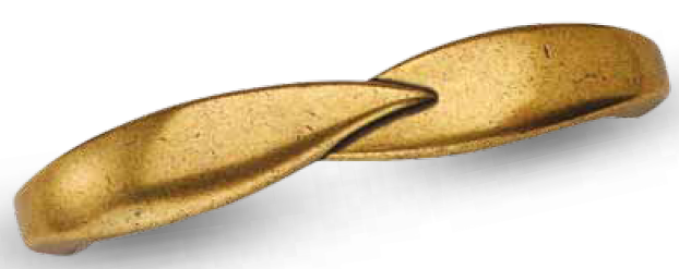 CABINET HANDLE art.: Μ1252 96mm MAT BRASS