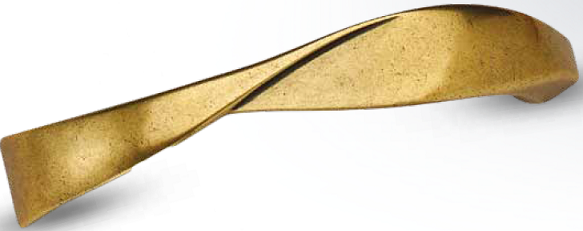 CABINET HANDLE art.: Μ1263 128mm MAT BRASS