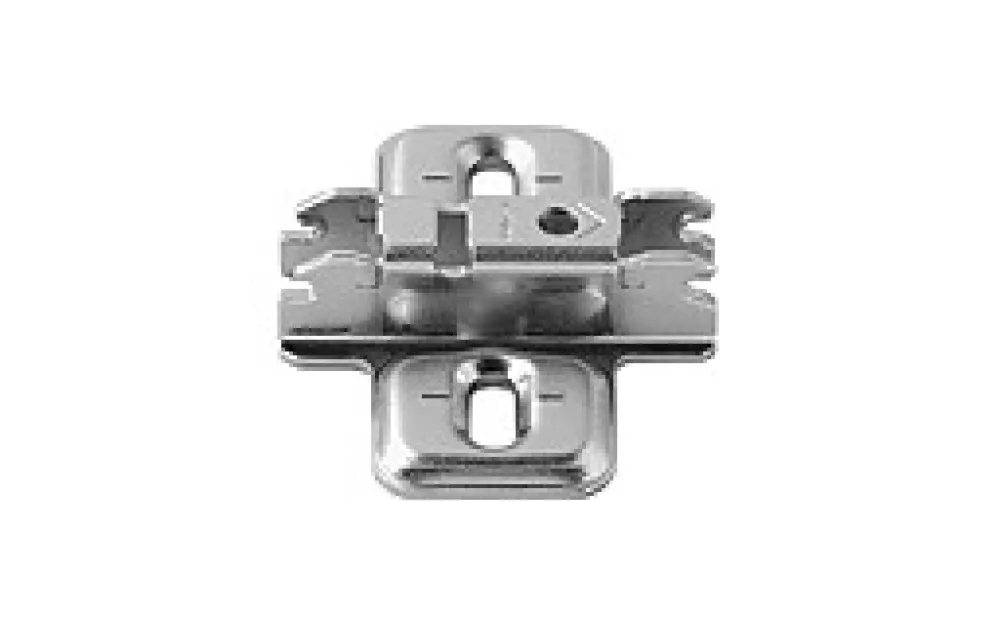 CLIP top - Cross plate H=11,5mm /screw on
