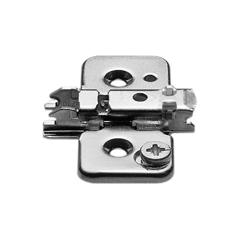 CLIP top - cruciform mounting plate with cam height adjustment - screw-on