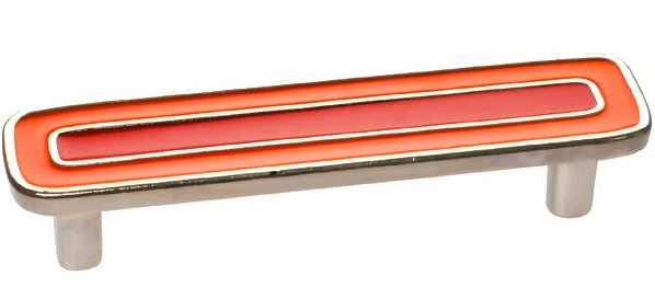 CABINET HANDLE art.:15064 64mm RED/ORANGE