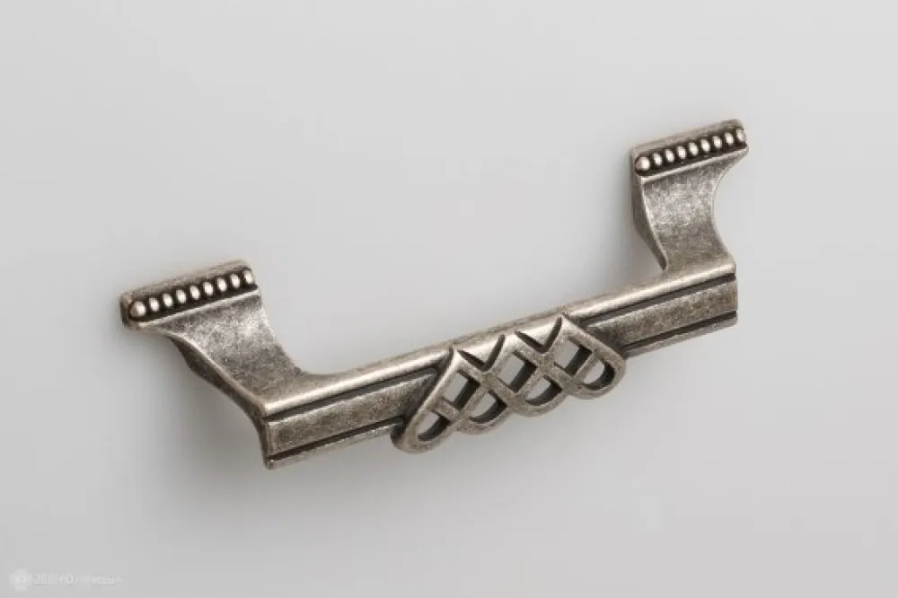 CABINET HANDLE art.:15144 128mm ANTIQUE SILVER