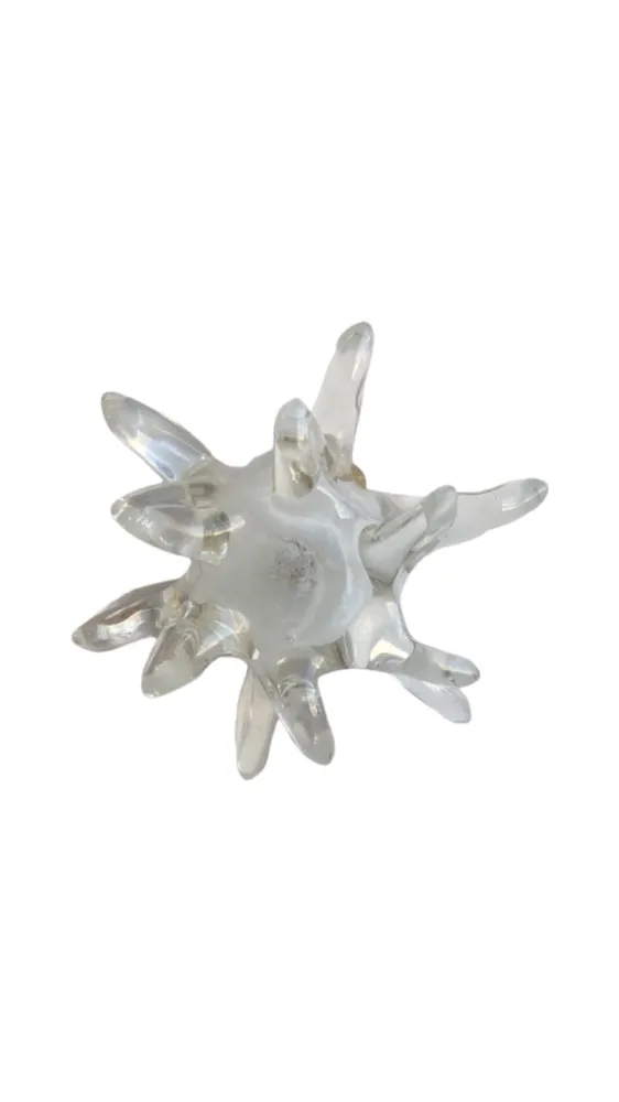 CABINET KNOB art.:07095 VETRO WHITE