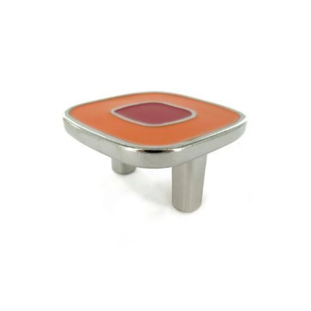 CABINET HANDLE art.:24064 32mm RED/ORANGE