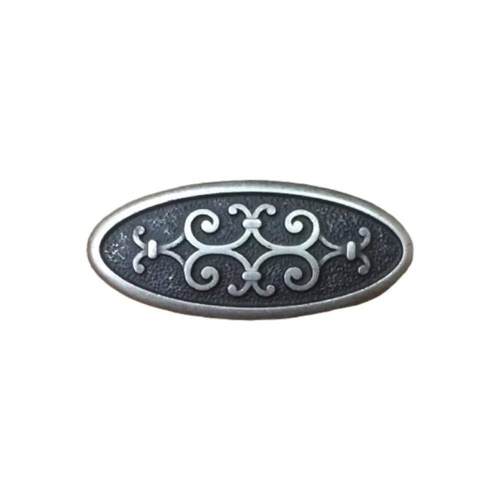 CABINET HANDLE art.:24134 32mm ANTIQUE SILVER