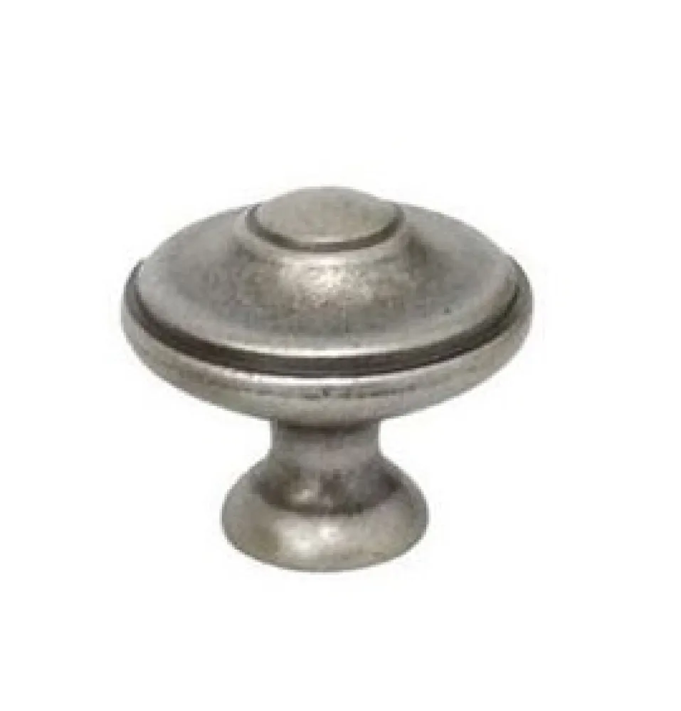 CABINET KNOB art.:24408 ANTIQUE SILVER