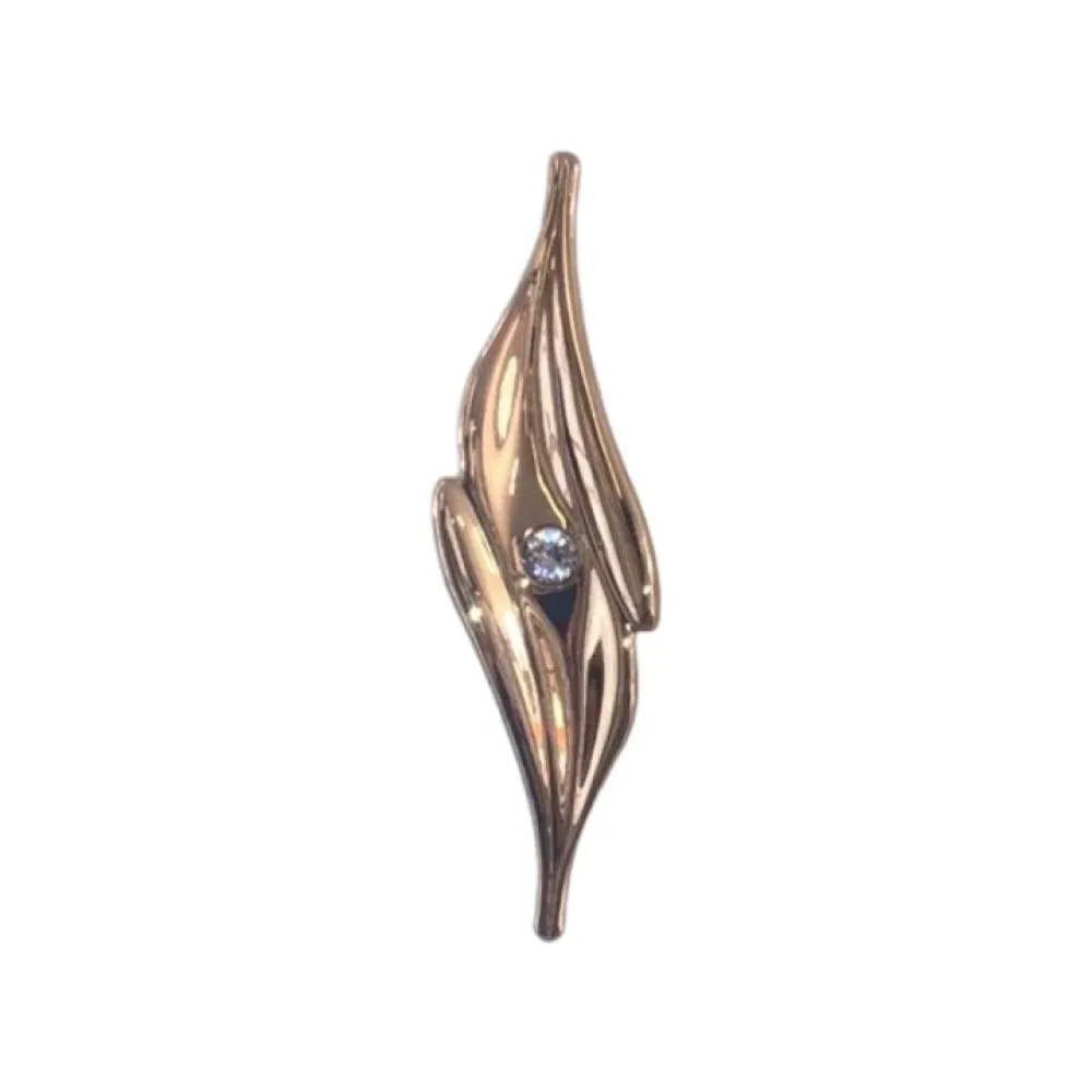CABINET HANDLE AMELIE 170mm GOLD with Swarovski® crystals