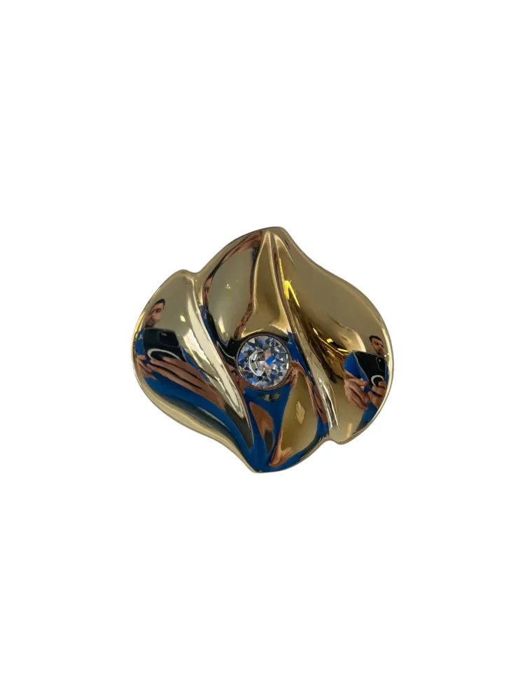CABINET HANDLE art.:15259/AMELIE 59mm GOLD with Swarovski® crystals