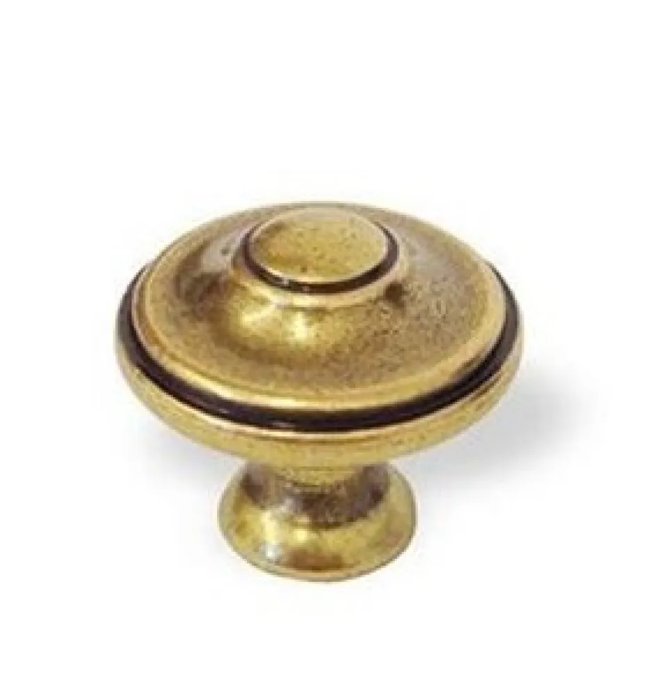 CABINET KNOB art.:24408 ANTIQUE GOLD