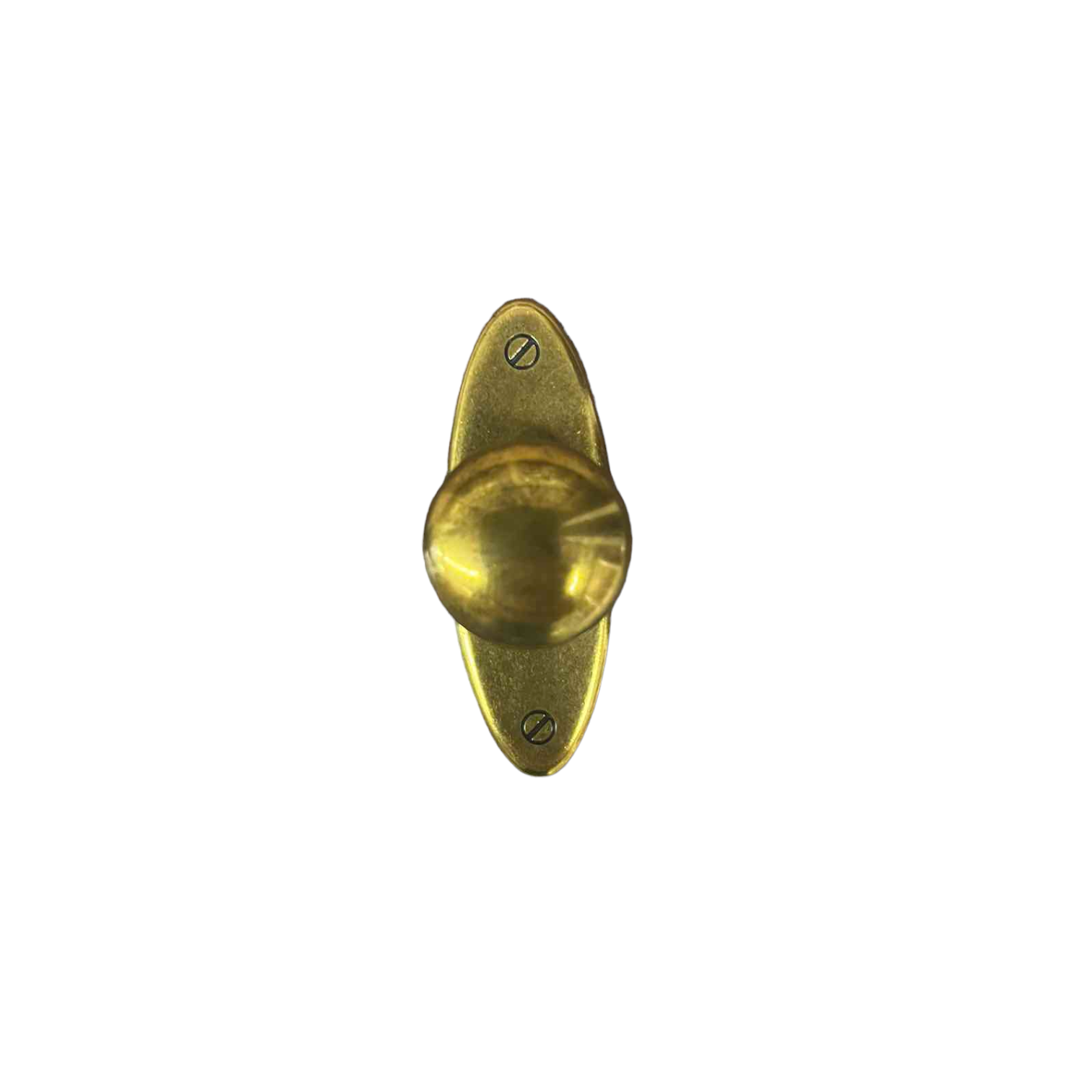 CABINET KNOB on PLATE art.: 25655 ANTIQUE GOLD