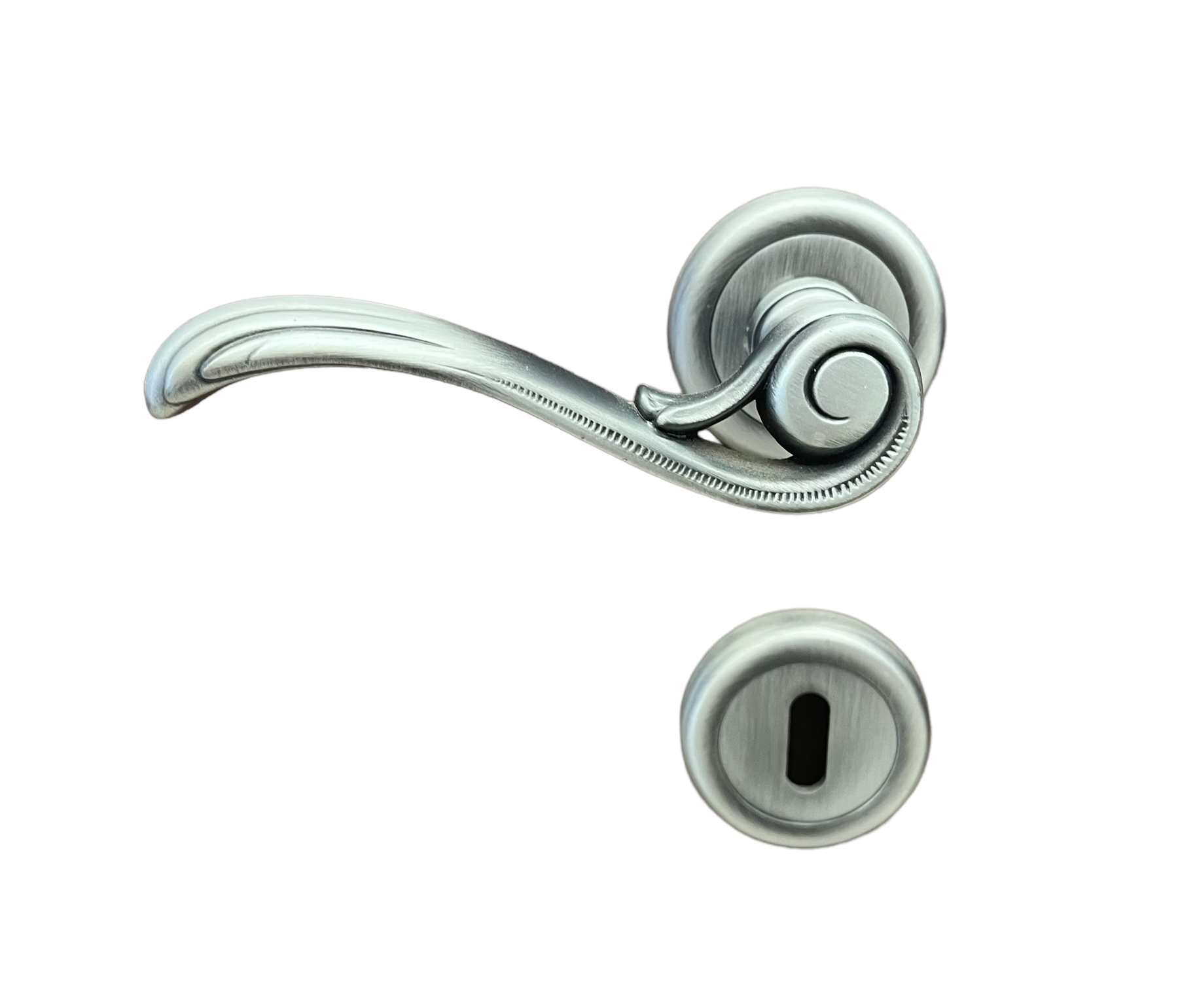 DOOR HANDLE art.: 8417 ANTIQUE SILVER