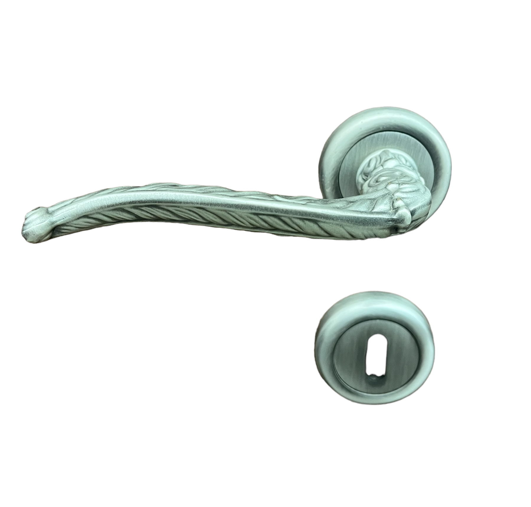 DOOR HANDLE art.: 894 ANTIQUE SILVER