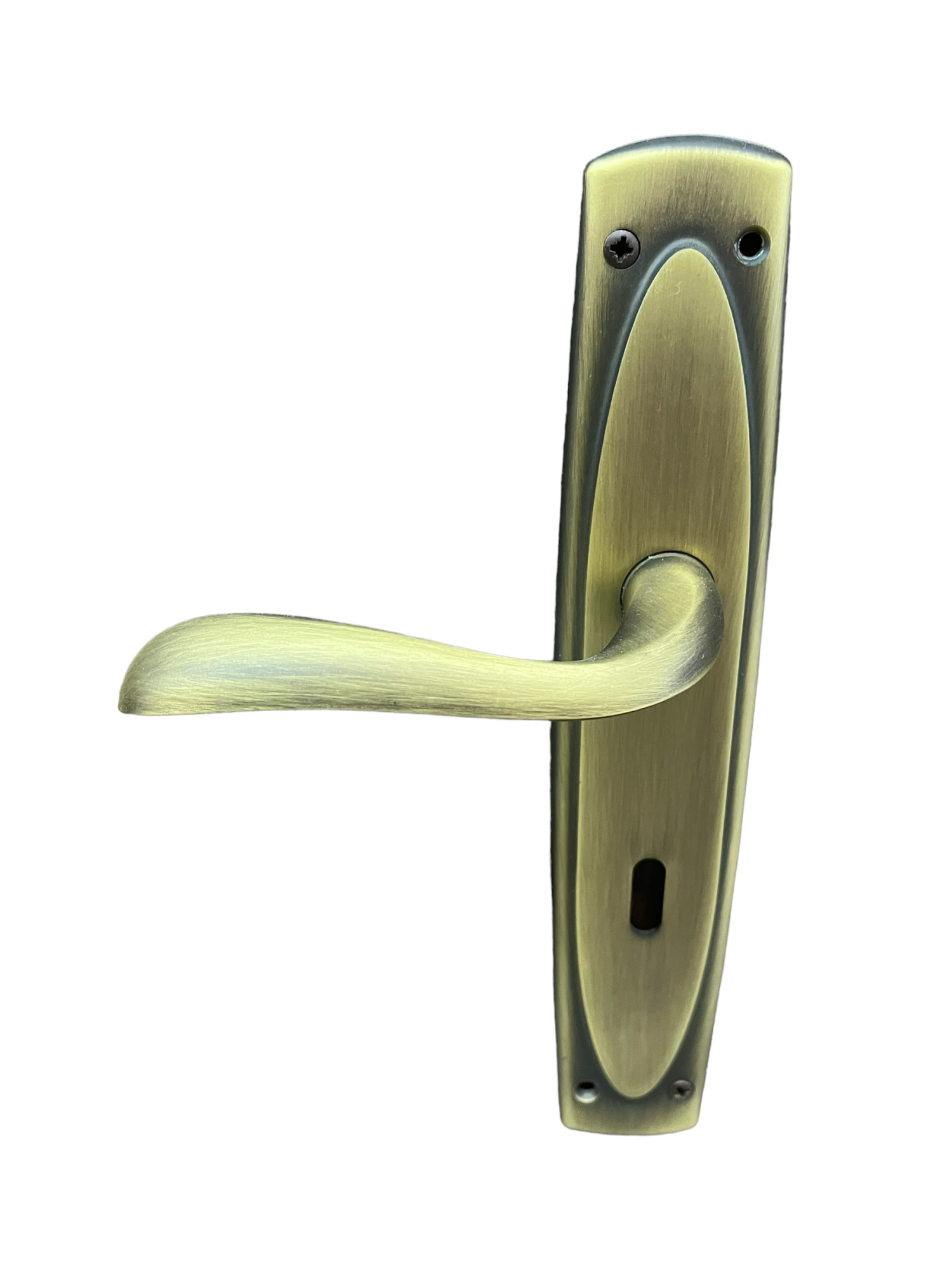 DOOR HANDLE on PLATE art.: 8800 MAT BRASS