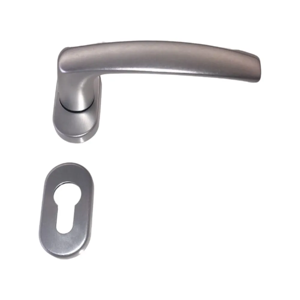 DOOR HANDLE ON NARROW ROSE art.: A40 ALUMINIUM