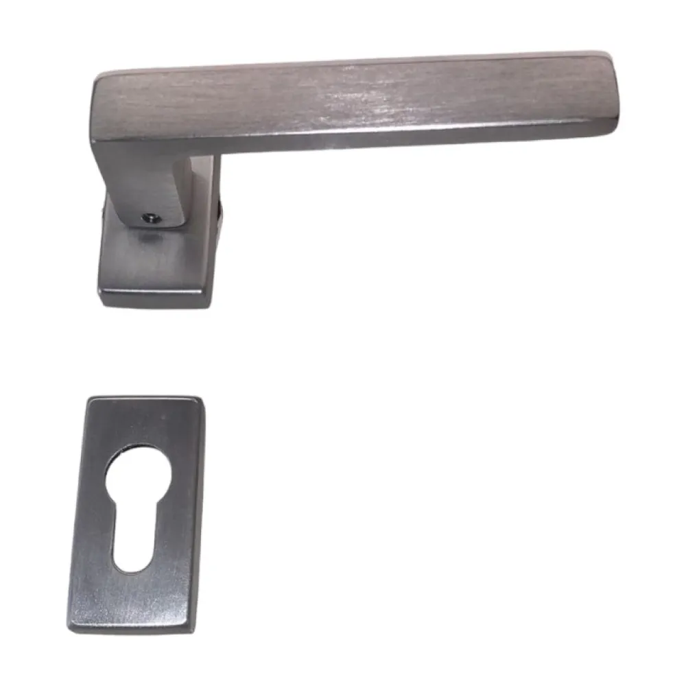 HANDLE SET ON NARROW ROSE ACAPULCO ALUMINIUM