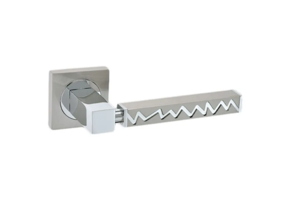 DOOR HANDLE art.: No82 CHROME / MAT NICKEL