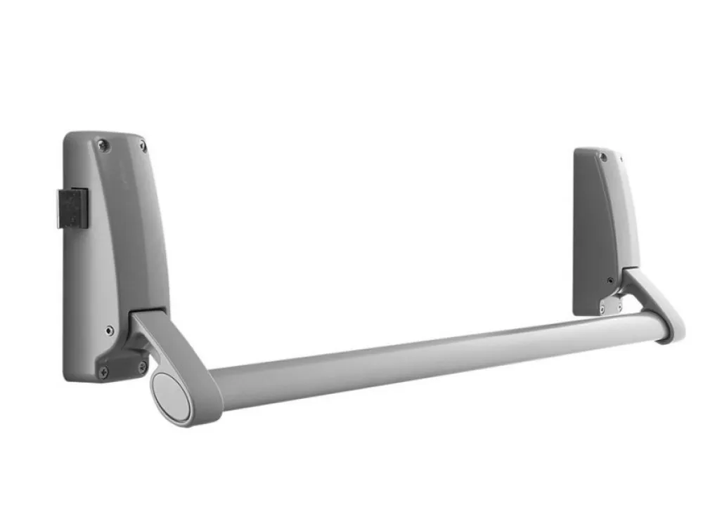 BRITON PUSH BAR - SINGLE LATCH - SILVER