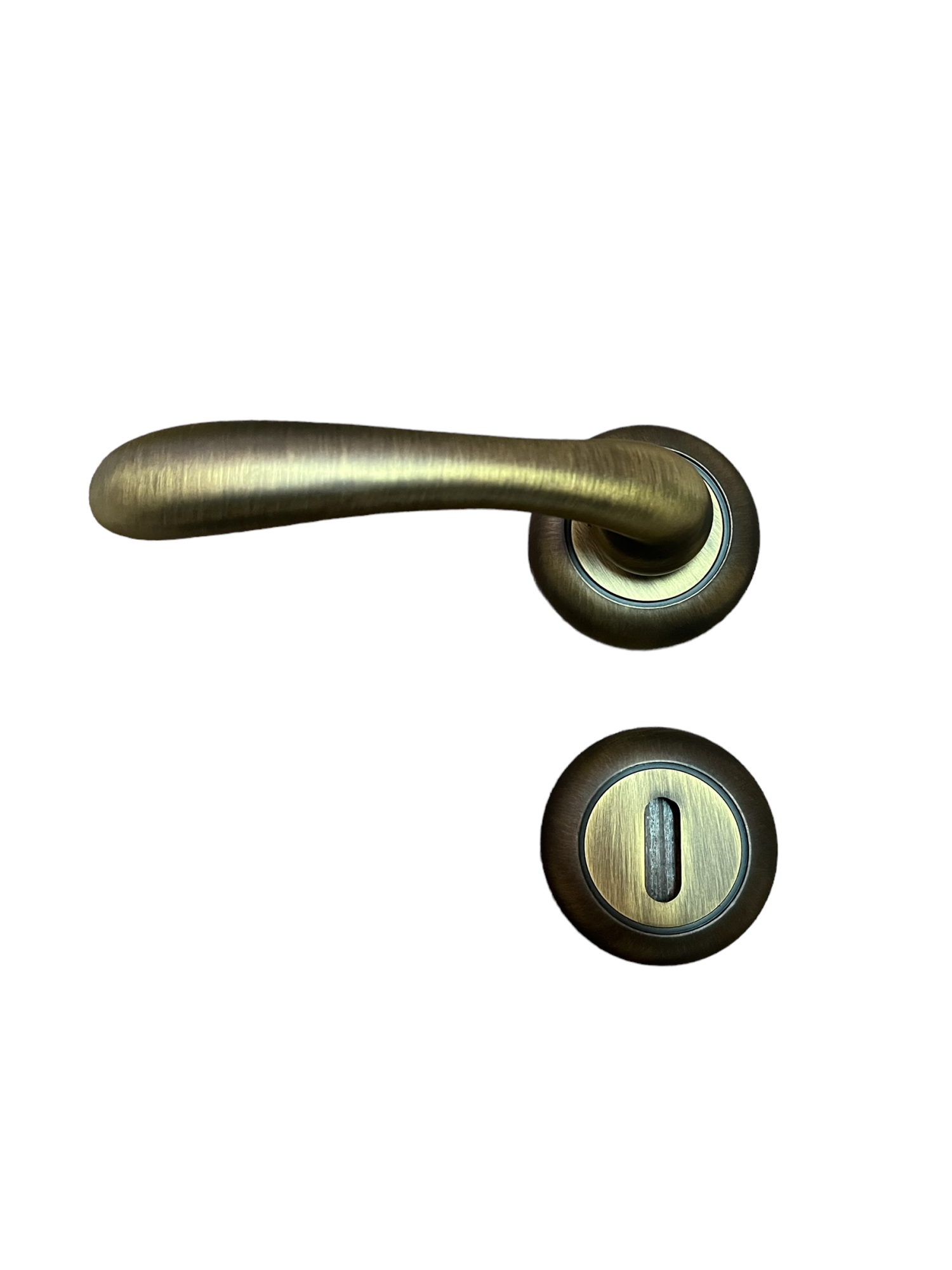 DOOR HANDLE COBA art.: 3160-P BRASS MAT
