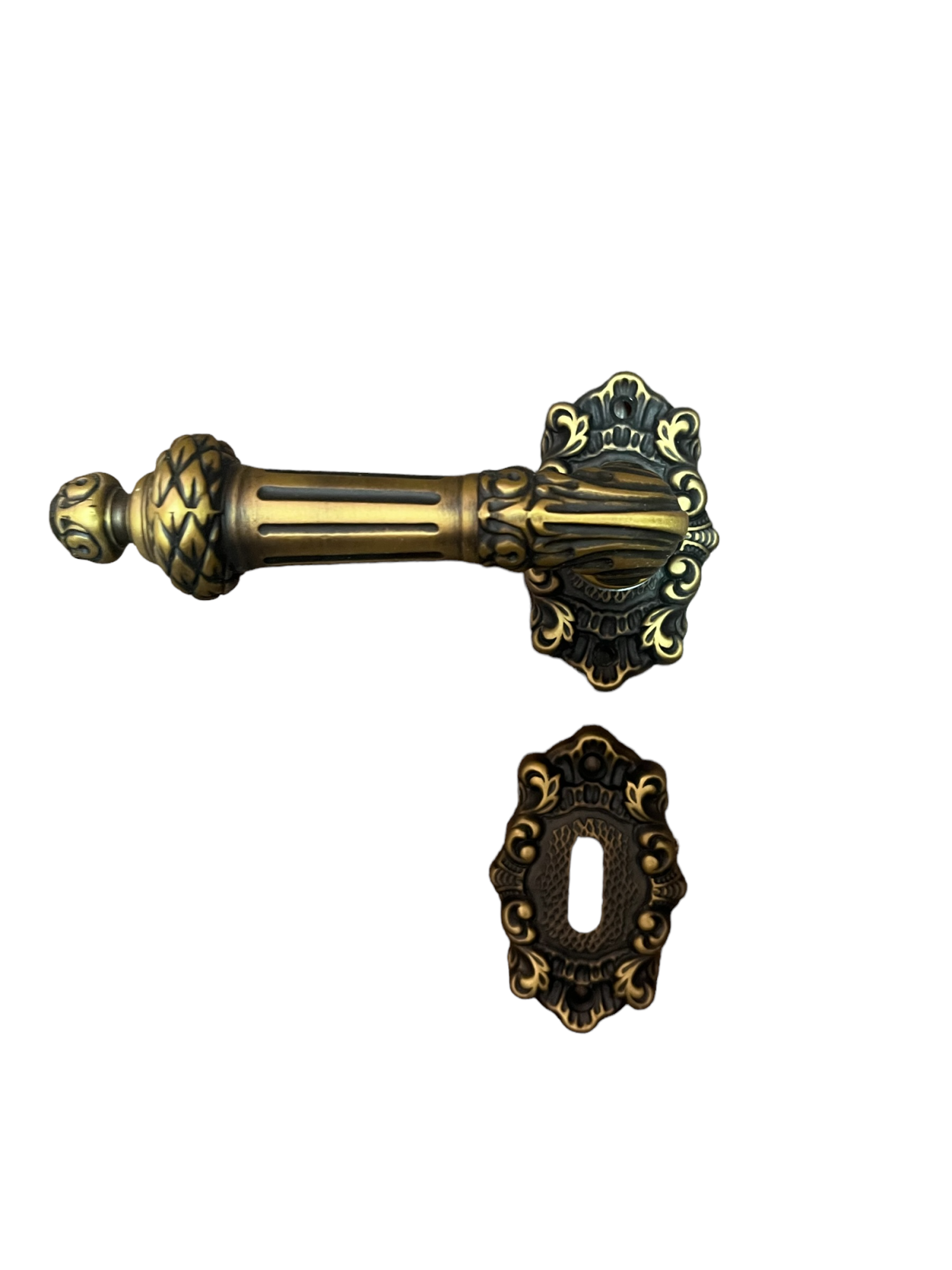 DOOR HANDLE COBA art.: 630-G BRASS MAT