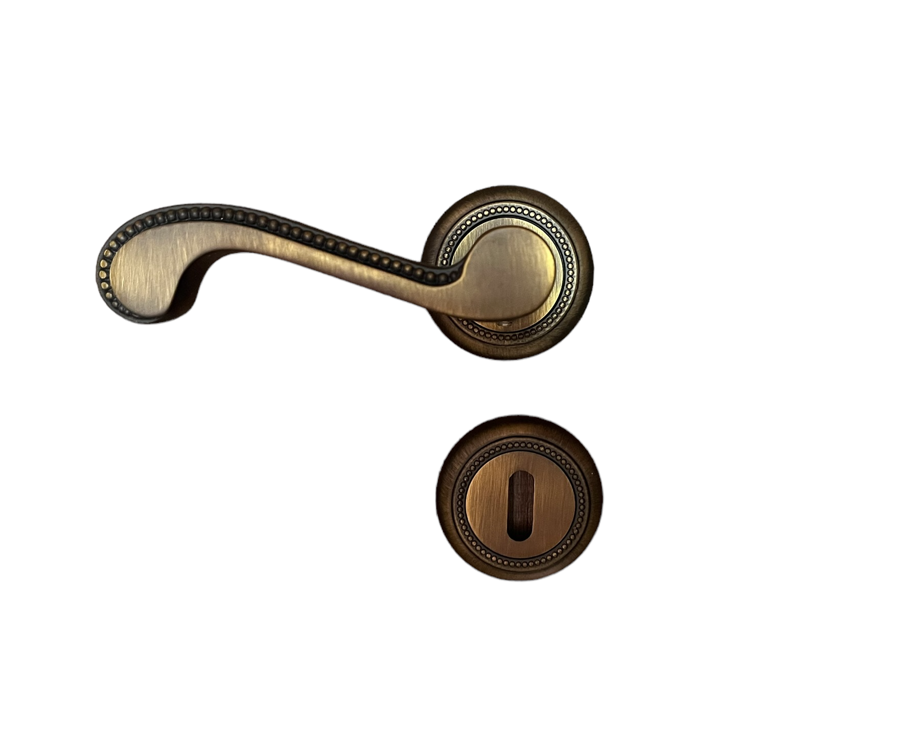 DOOR HANDLE COBA art.: 950-G BRASS MAT