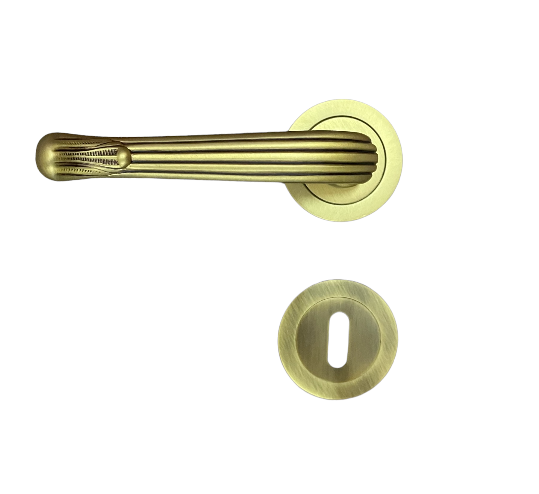 DOOR HANDLE COBA art.: 2068-P BRASS MAT (P.O.V.)