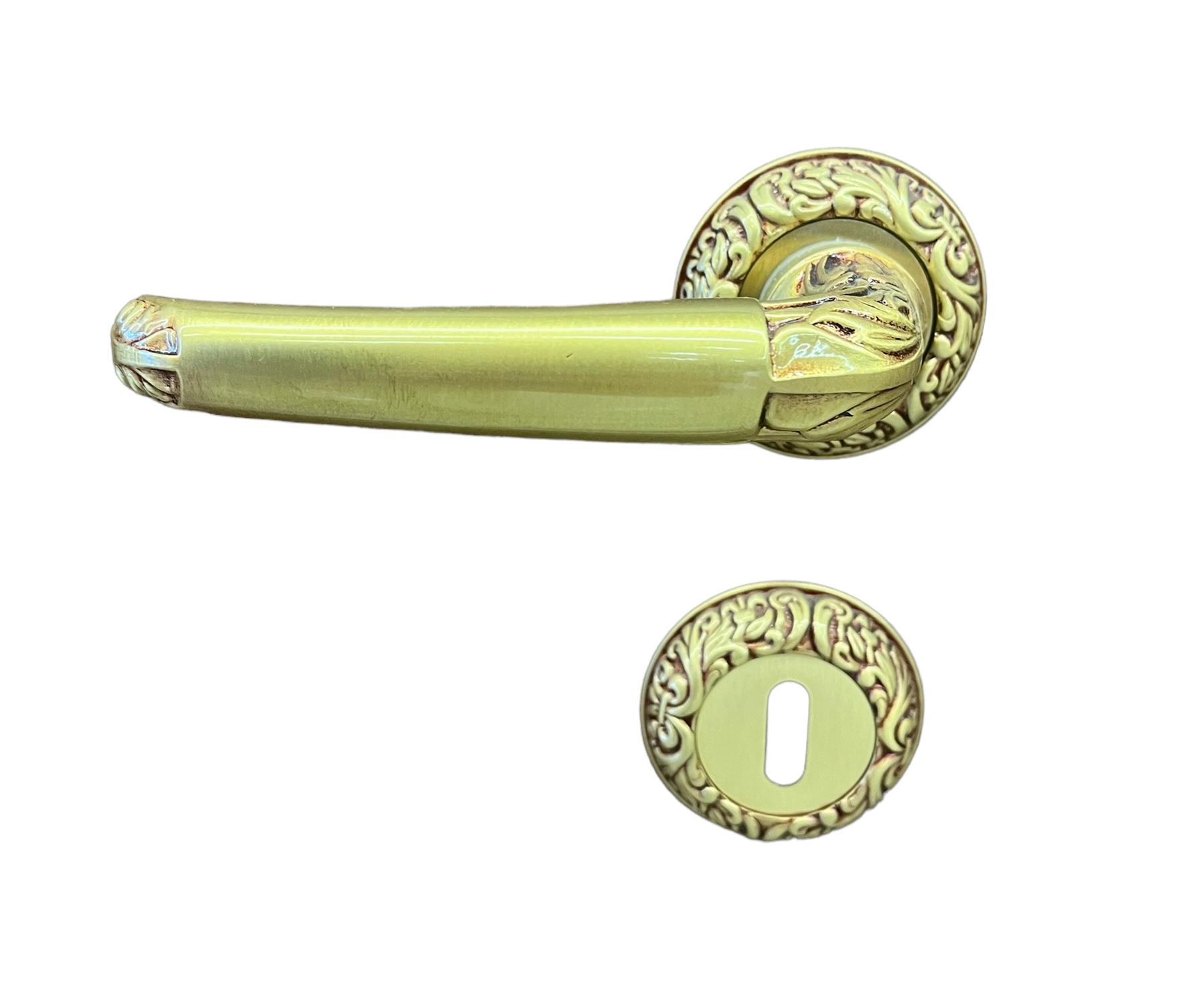 DOOR HANDLE COBA art.: 610-G BRASS MAT (P.O.V.)