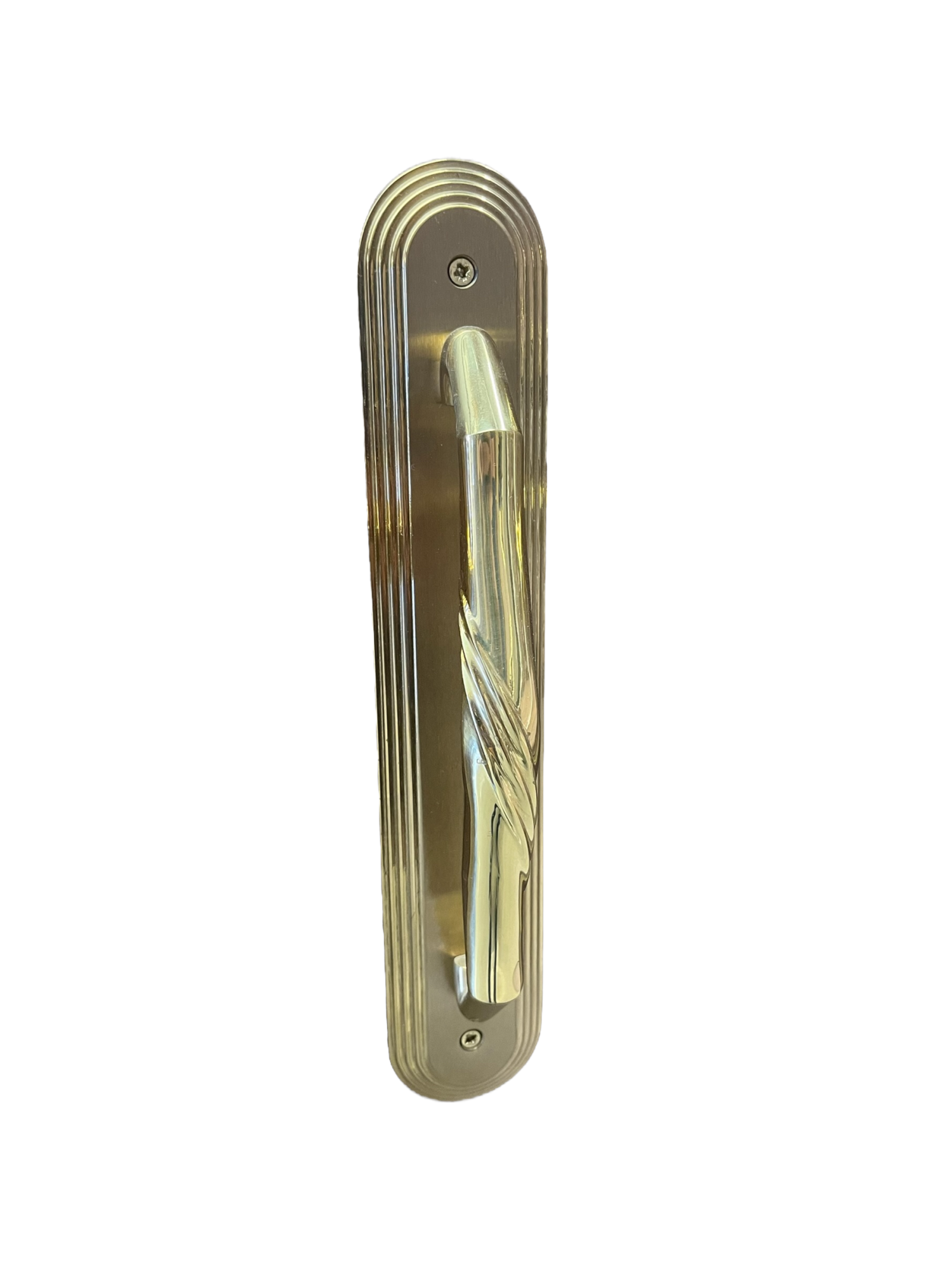 PULL HANDLE ON PLATE COBA art.: 4752 GOLD