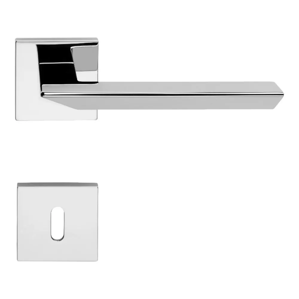DOOR HANDLE - TRIO - CHROME