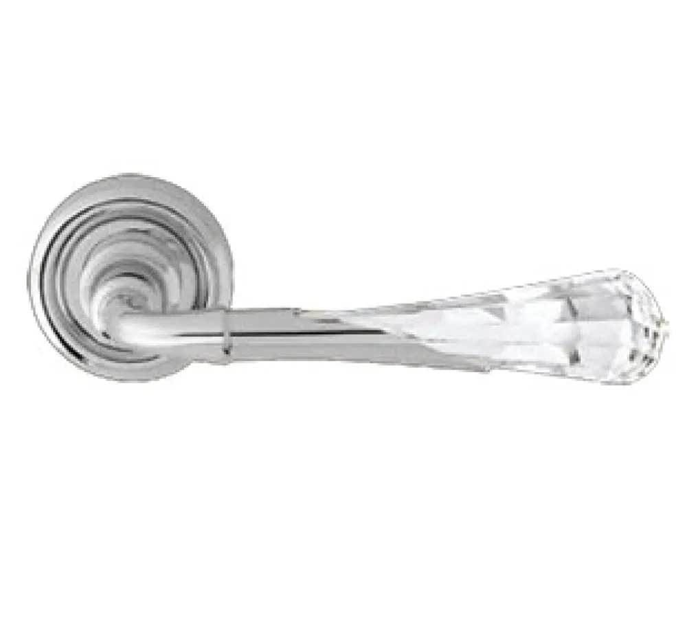 DOOR HANDLE - GEMMA - CHROME / with Swarovski® crystal