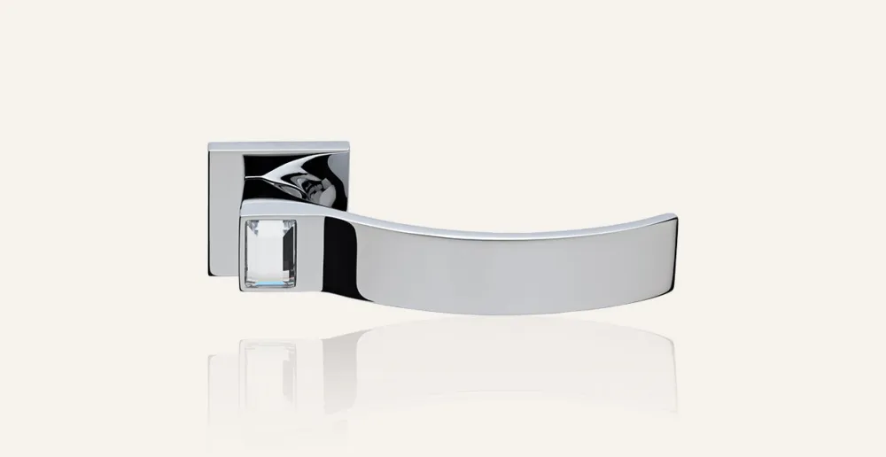 DOOR HANDLE - ELIOS CRYSTAL - CHROME / Swarovski®