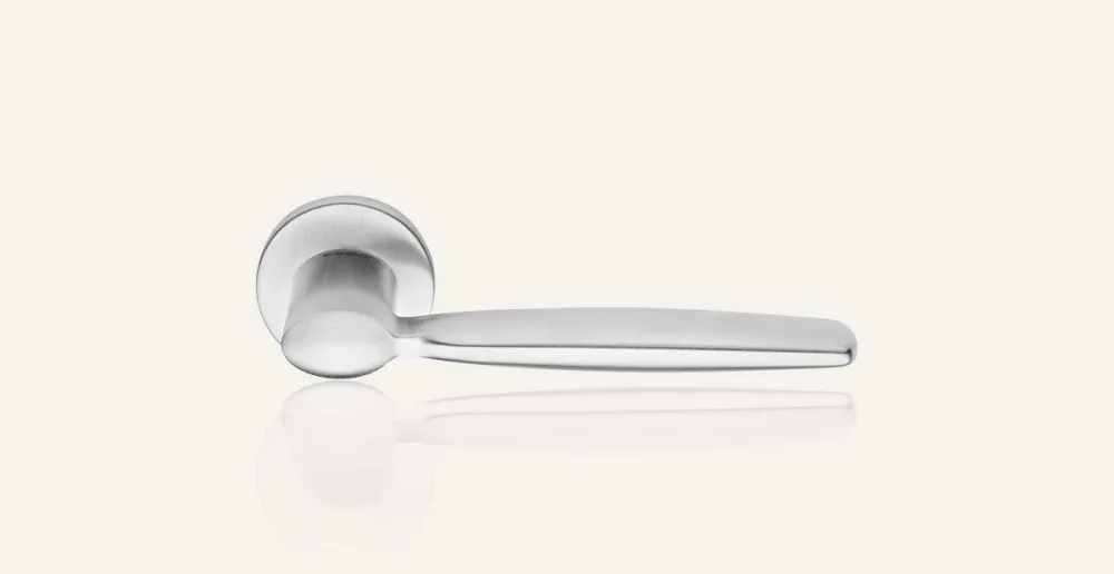 DOOR HANDLE - SPRING - CROMO MAT c/w BATHROOM INDICATOR