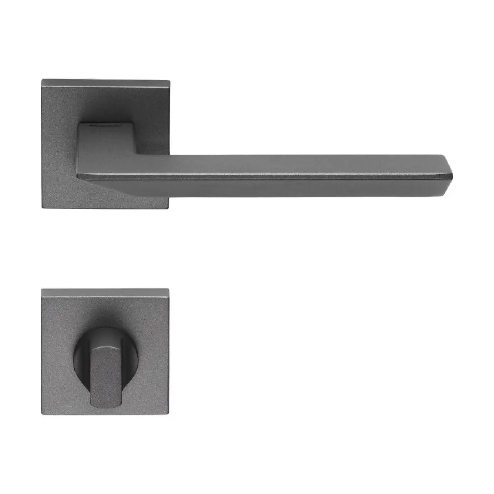 DOOR HANDLE - TRIO - ANTHRACITE c/w BATHROOM INDICATOR