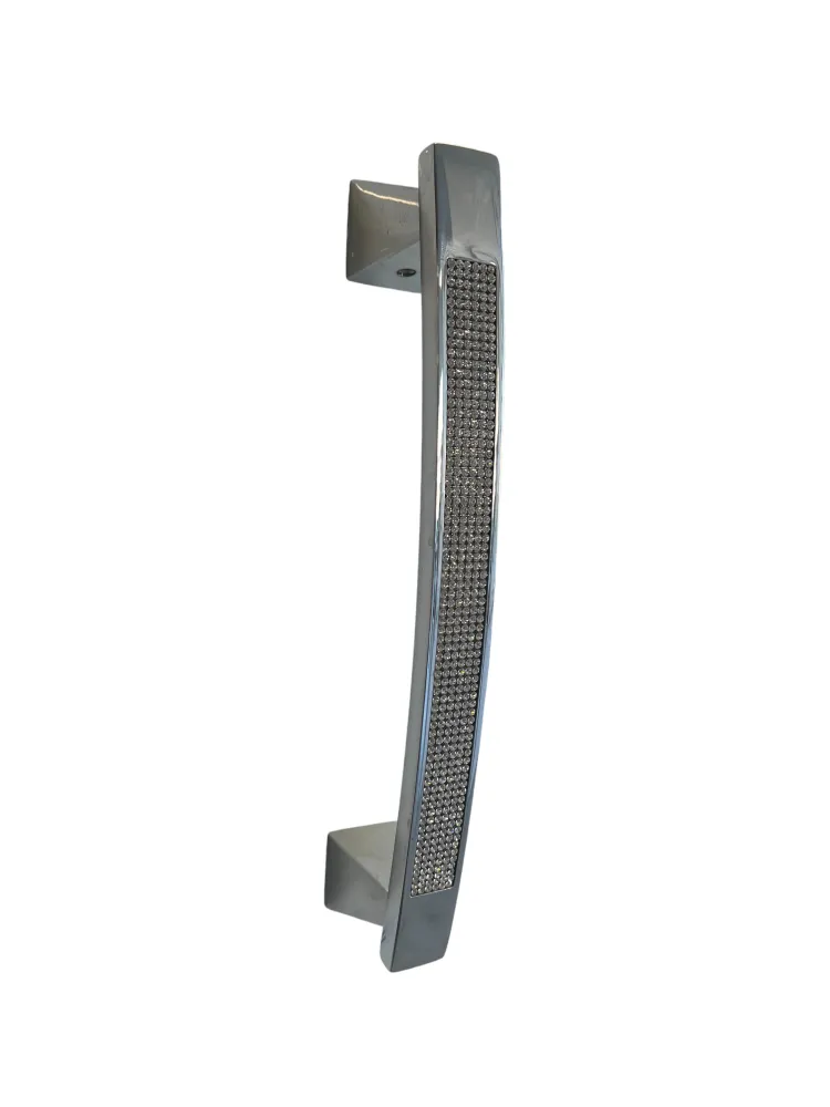 PULL HANDLE - PROFILO MESH - CHROME / with Swarovski® crystals