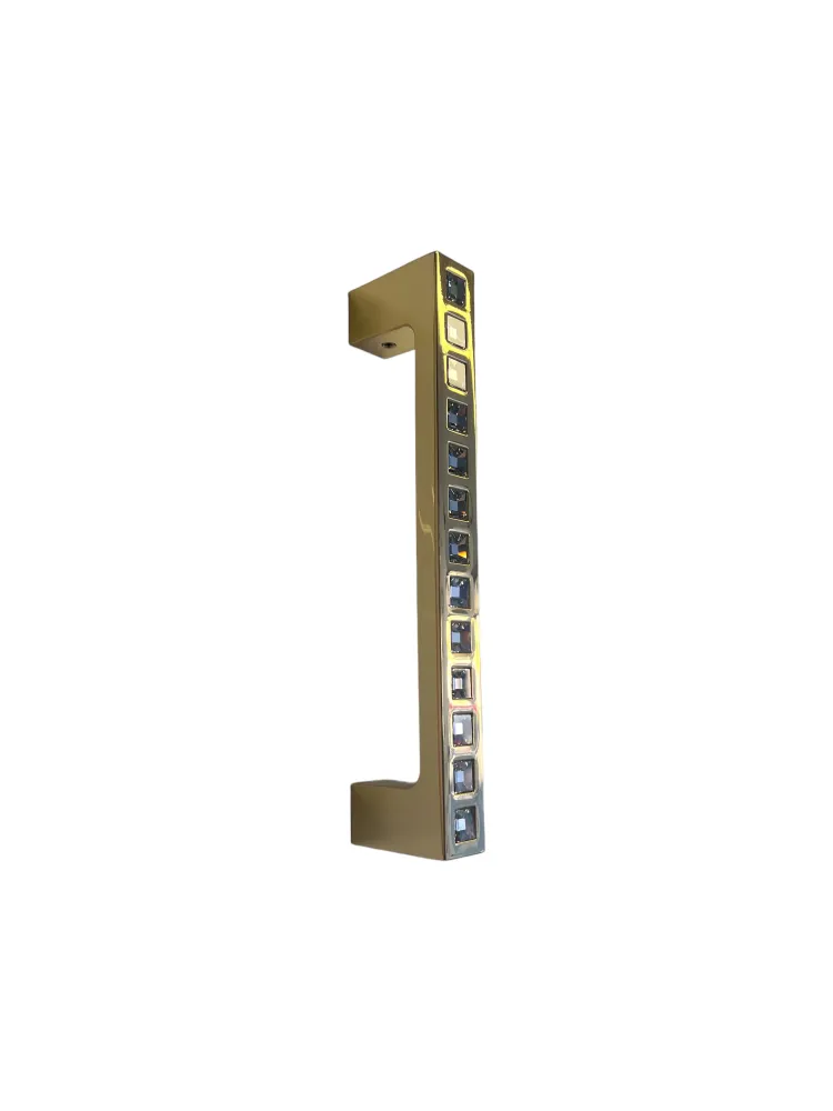 PULL HANDLE – REFLEX - GOLD PLATED / with Swarovski® crystals