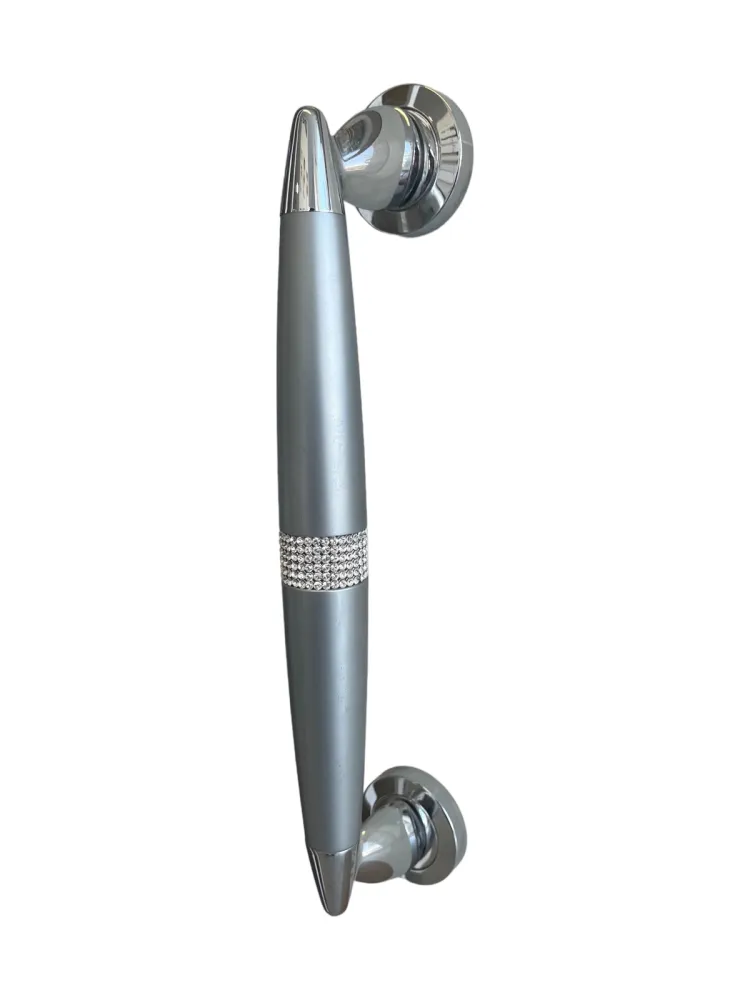 PULL HANDLE – HAVANA MESH - CHROME / CHROME MAT - with Swarovski® crystals