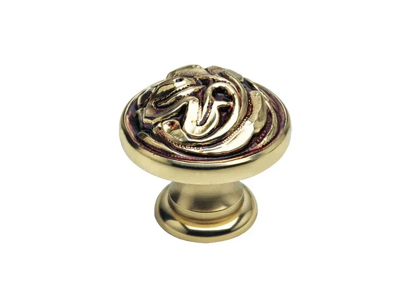 CABINET KNOB - VINTAGE - FRENCH GOLD