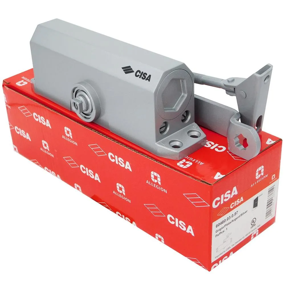 DOOR CLOSER CISA art.:60460 SILVER