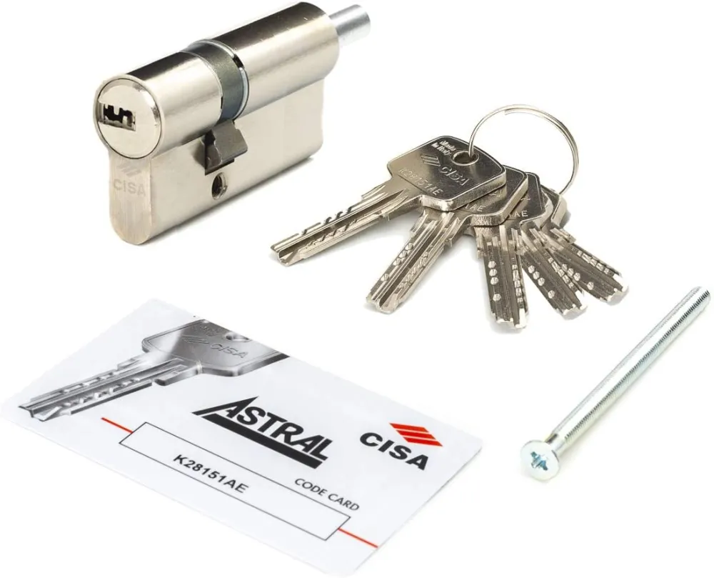 SECURITY CYLINDER SNAP RESISTANT WITH THUMB TURN SHAFT 40-70
