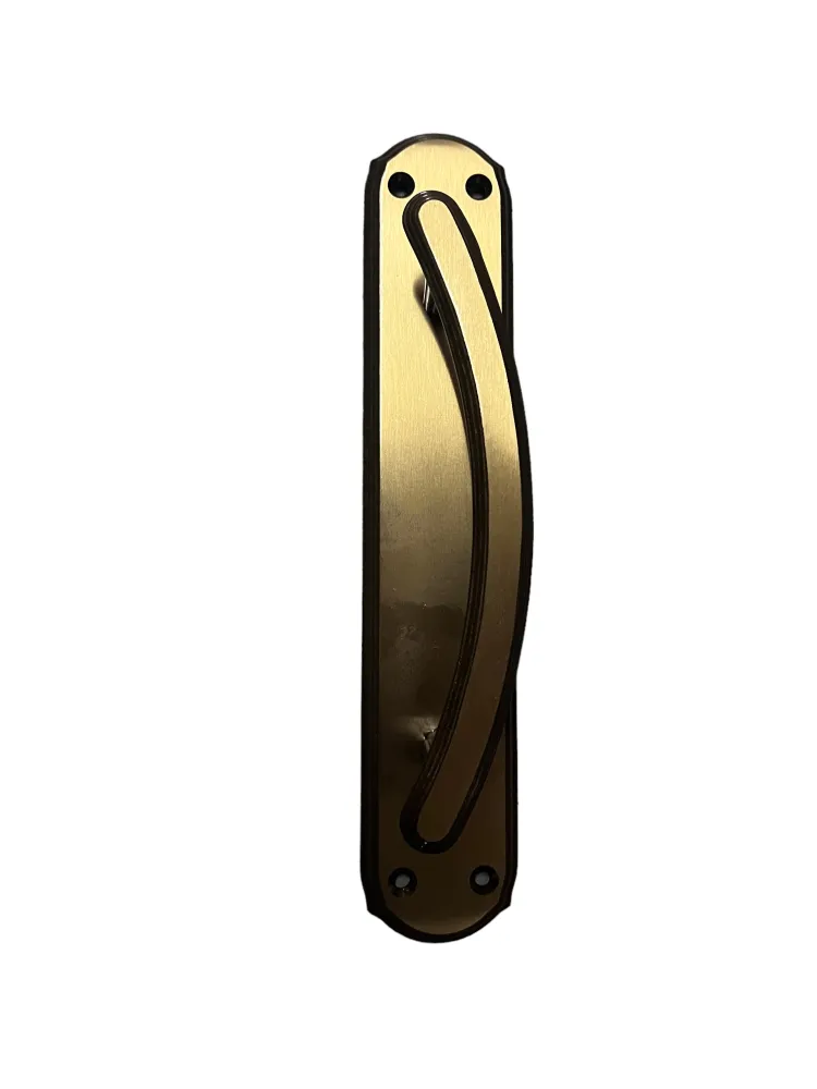 PULL HANDLE ON PLATE art.: 311 BRASS