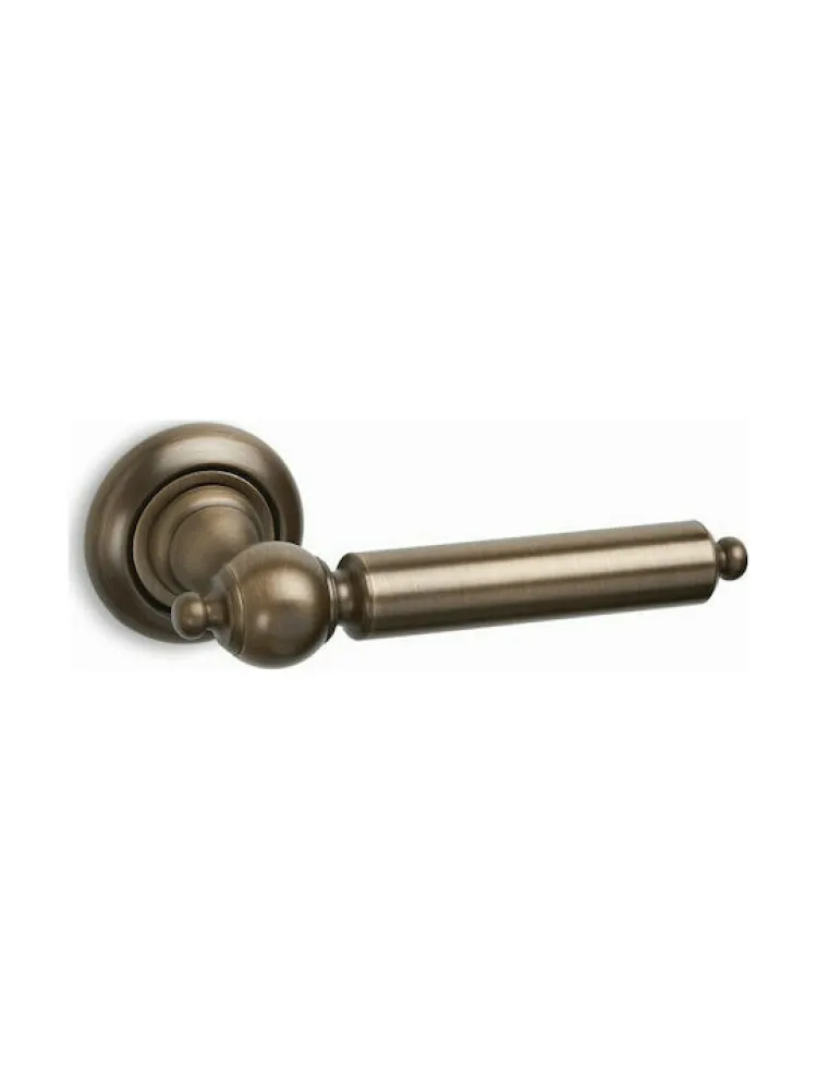 DOOR HANDLE set CONVEX art.: 295 BRASS MAT