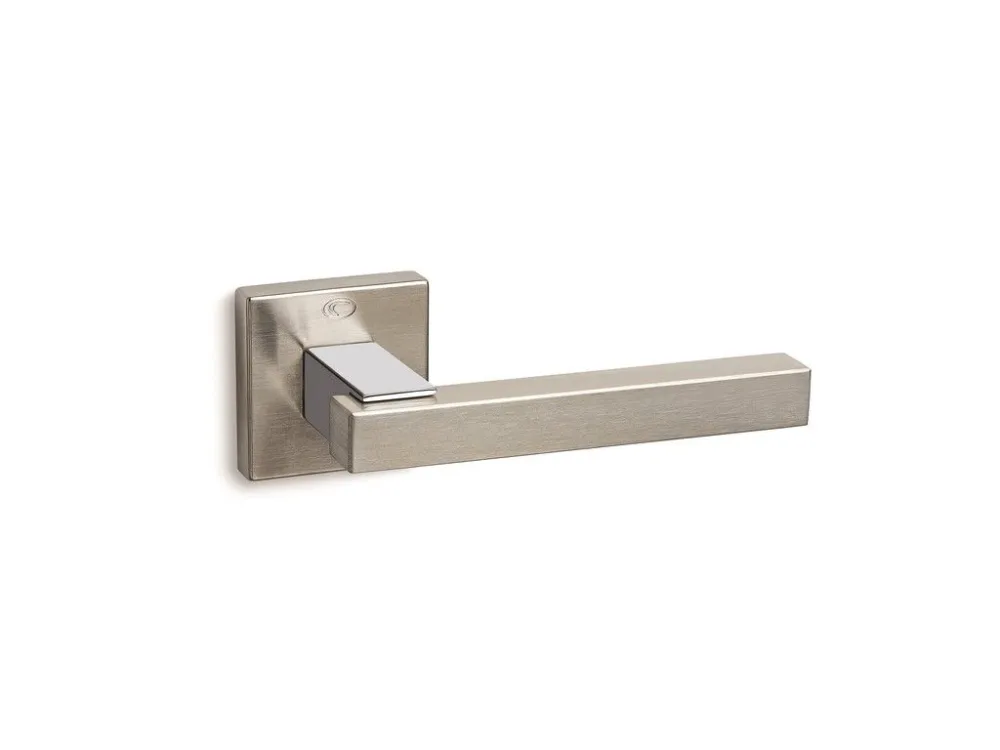 DOOR HANDLE set CONVEX art.: 895 MAT NICKEL / CHROME