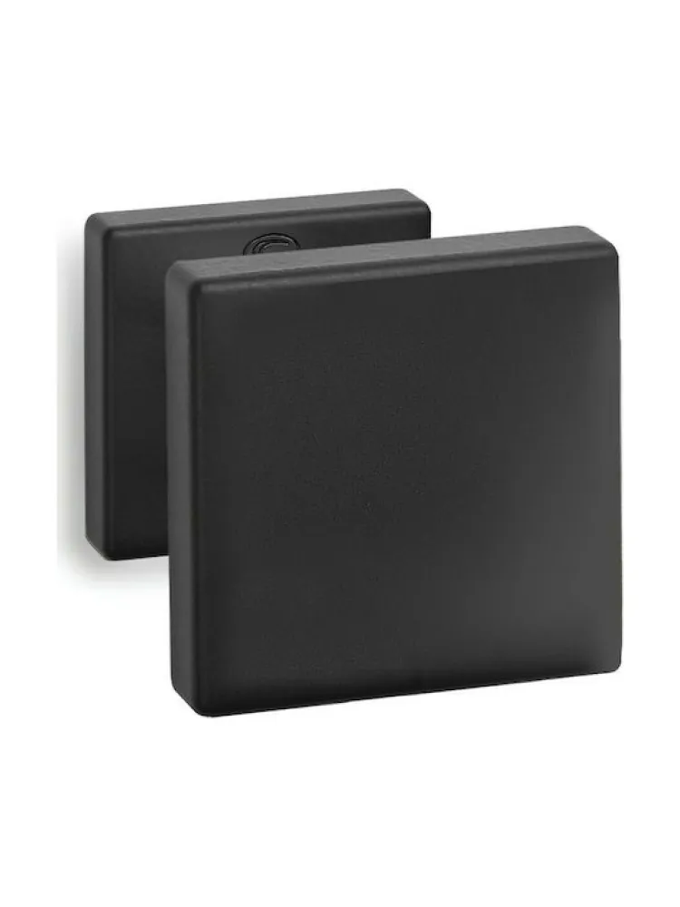 DOOR KNOB CONVEX art.: 785-62 MAT BLACK RIGHT