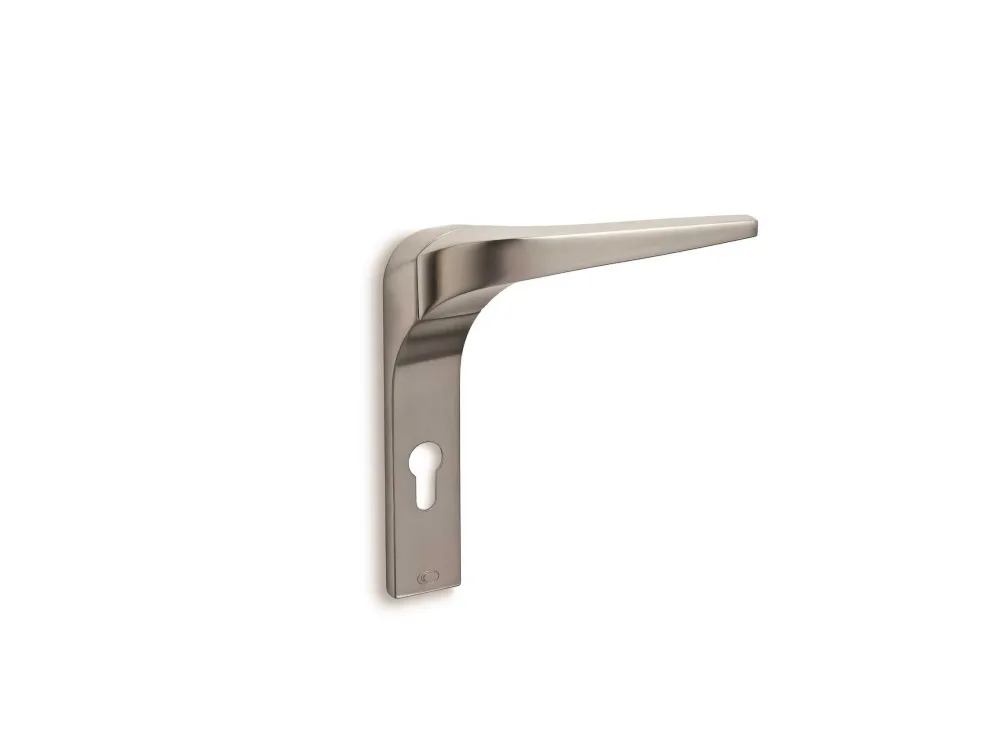 DOOR HANDLE ON PLATE art.: 2055HR MAT NICKEL
