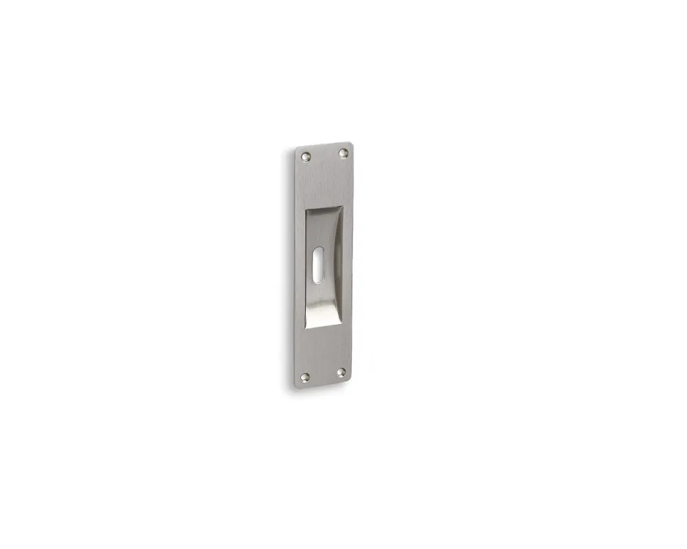 RECESSED SLIDING DOOR HANDLE art.: 155PS (KEY) MAT NICKEL