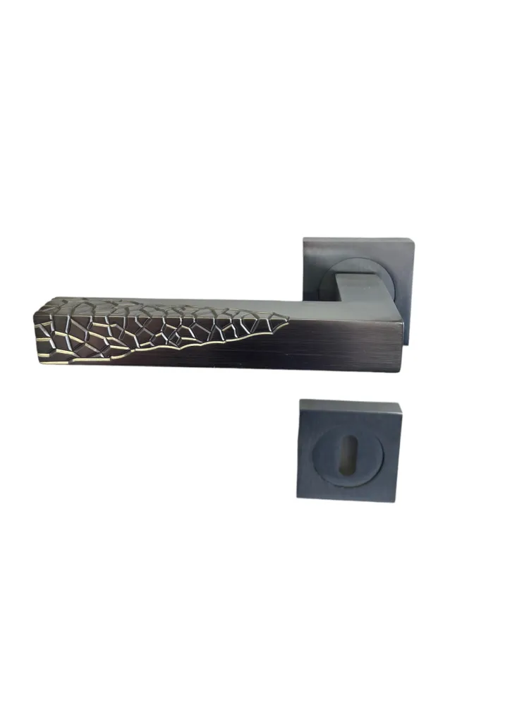 DOOR HANDLE SET DHD art.: 301 CHROME MAT