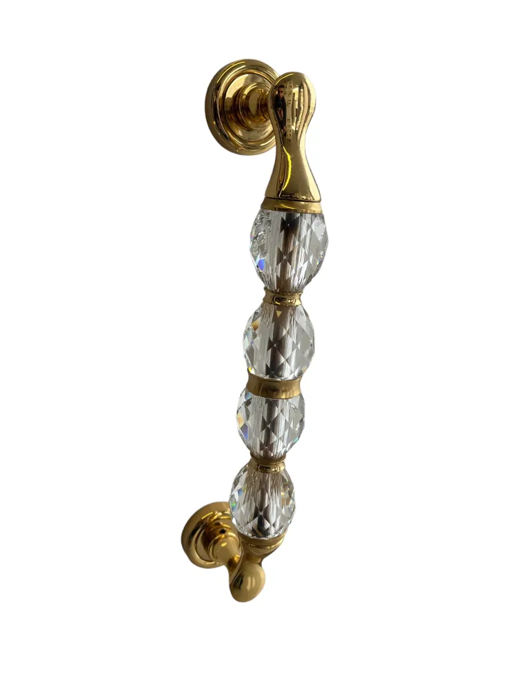 PULL HANDLE DHD art.: 460 CRYSTAL - GOLD