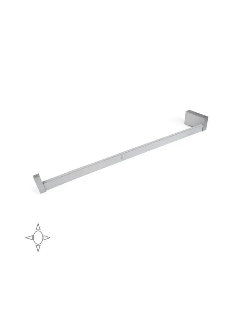 HANGING WARDROBE BAR WITH LED light, adjustable 708-858 mm